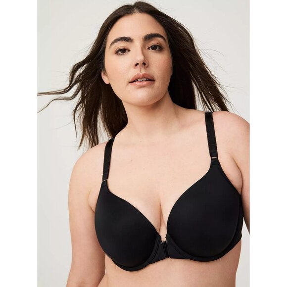 Torrid Bra Women's 42DDD 360° Back Smoothing Lightly Lined T-Shirt Front Clasp - Picture 1 of 9